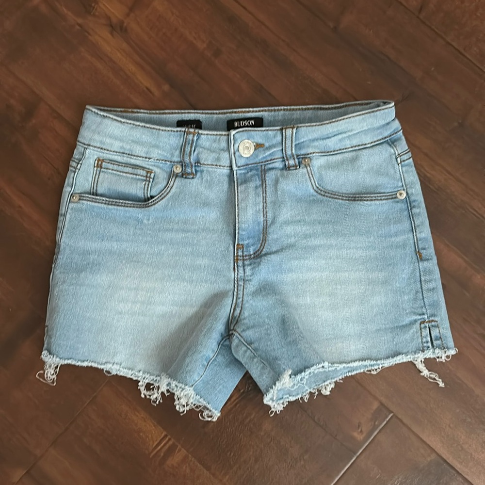 Hudson girls 12 Blue Denim Mid-Rise Shorts!
